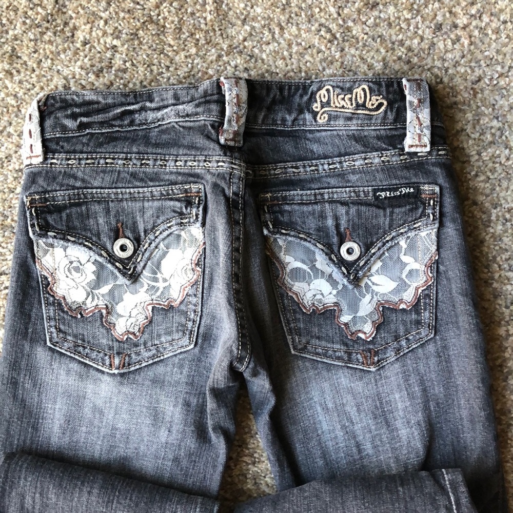 Miss Me black jeans 25